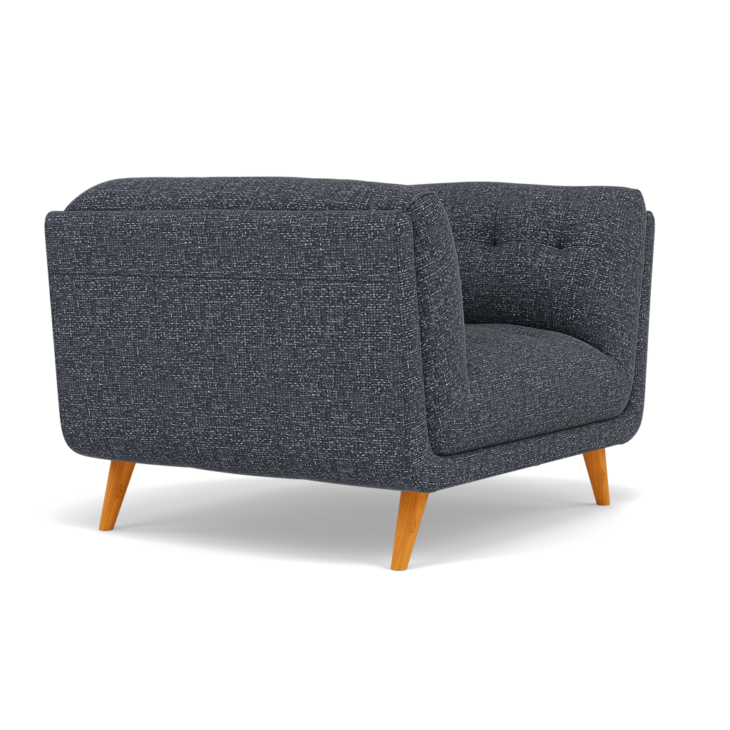 Siena Armchair - Armchair F8 — Hopsack Midnight 70005, gallery image 1