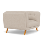 Siena Armchair - Armchair F8 — Hopsack Natural 70002, gallery image 1