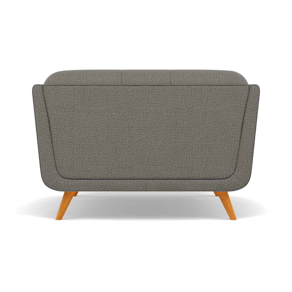 Siena Armchair - Armchair F8 — Hopsack Platinum 70003, gallery image 2