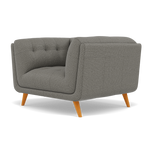 Siena Armchair - Armchair F8 — Hopsack Platinum 70003, gallery image 3