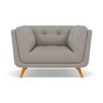 Siena Armchair - Armchair F8 Sterling Home 3 Hopsack Dove 70001