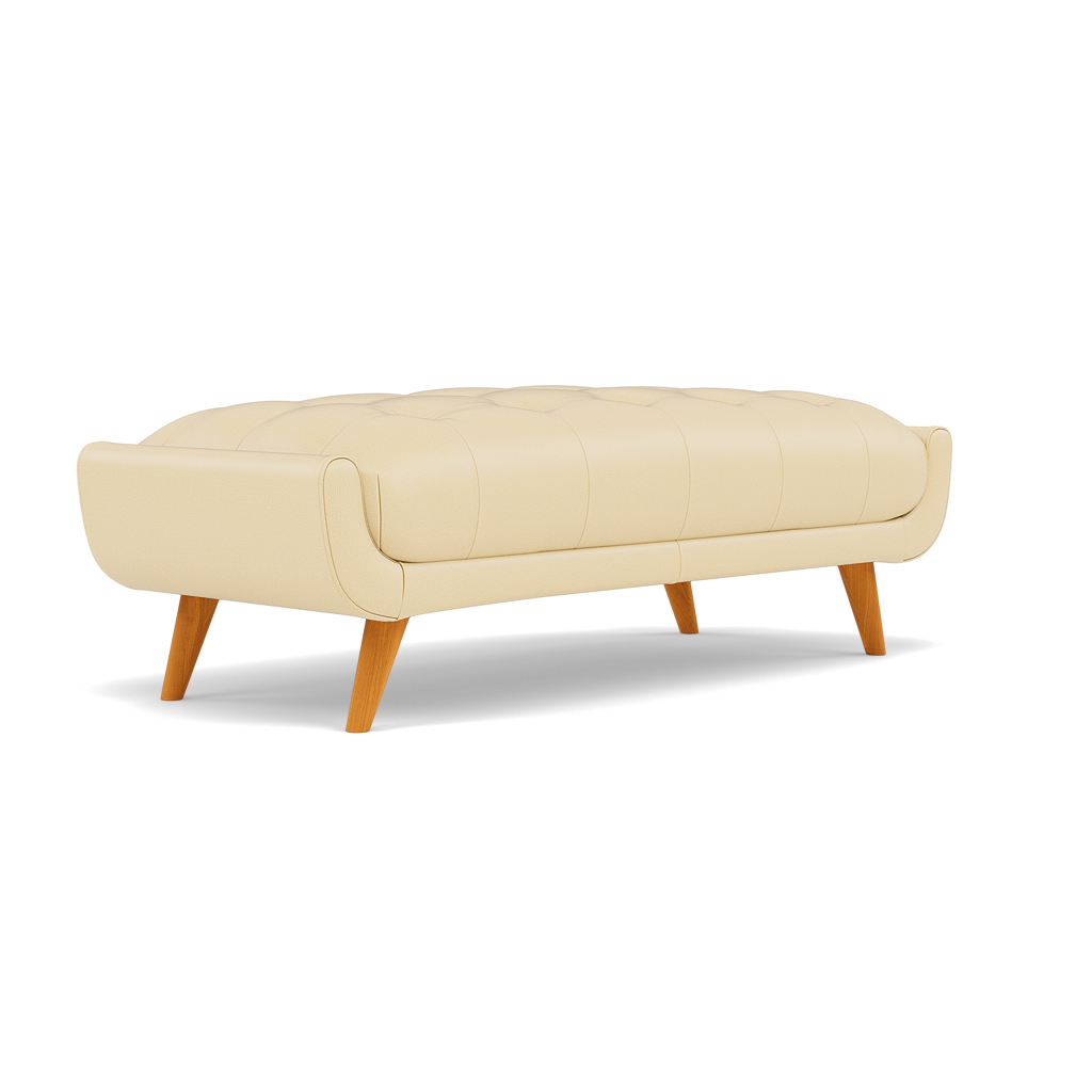 Siena Footstool - Large Footstool Cat 60 — Cat-60/04 Montana Vanilla Cream, gallery image 3