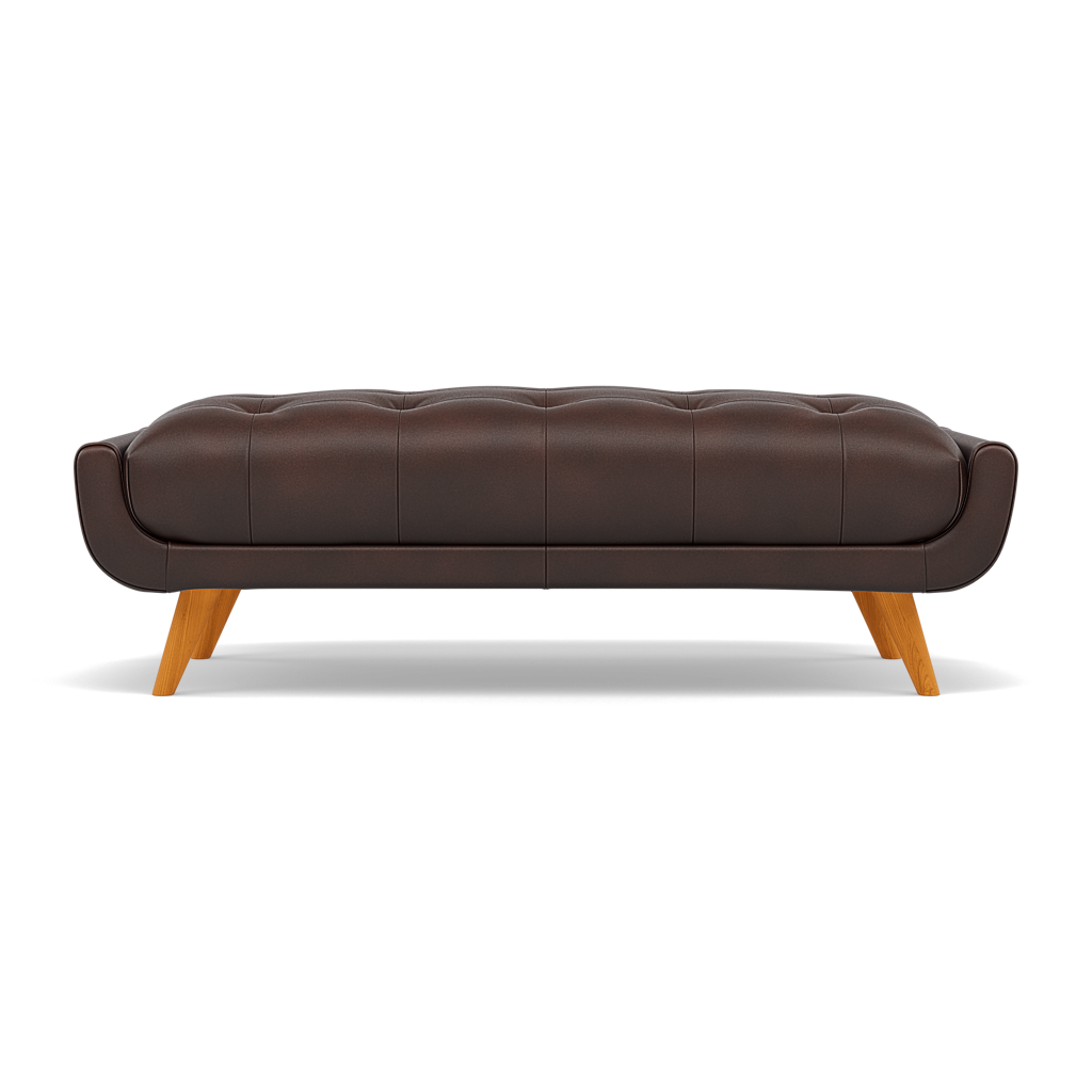 Siena Footstool - Large Footstool Cat 60 Sterling Home 10 Cat-60/08 Montana Chocolate