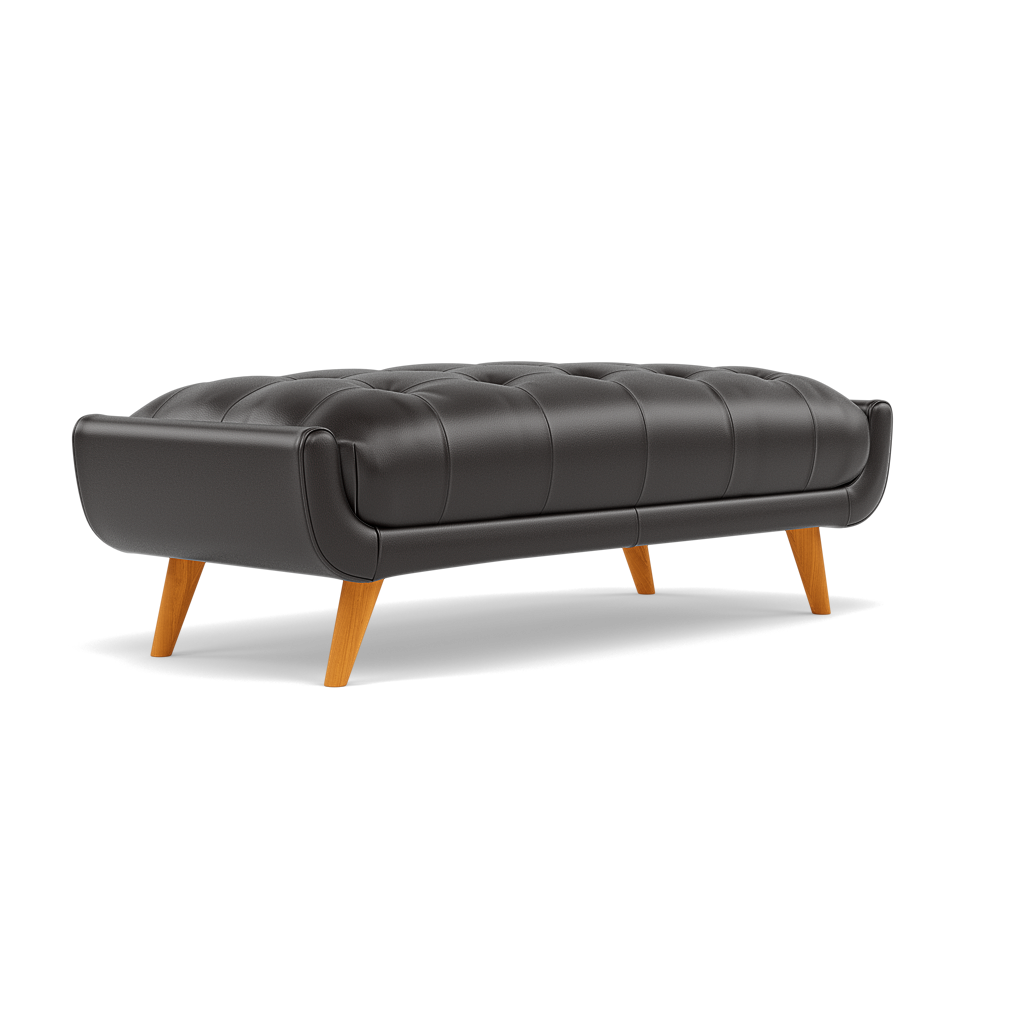 Siena Footstool - Large Footstool Cat 60 — Cat-60/09 Montana Black Coffee, gallery image 3