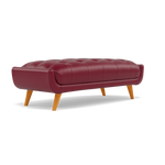 Siena Footstool - Large Footstool Cat 60 — Cat-60/13 Montana Cranberry, gallery image 3
