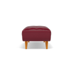 Siena Footstool - Large Footstool Cat 60 — Cat-60/13 Montana Cranberry, gallery image 2