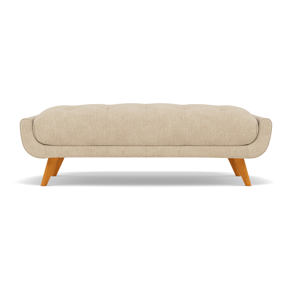 Siena Footstool - Large Footstool F8 + Cat 60 Sterling Home 13 Darwin Barley 50365+Cat 60/04