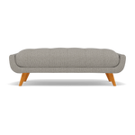 Siena Footstool - Large Footstool F8 + Cat 60 Sterling Home 4 Hopsack Dove 70001+Cat 60/23