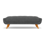 Siena Footstool - Large Footstool F8 + Cat 60 Sterling Home 1 Darwin Chacoal 50493+Cat 60/25