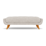 Siena Footstool - Large Footstool F8 + Cat 60 Sterling Home 14 Darwin Ivory 50364+Cat 60/05