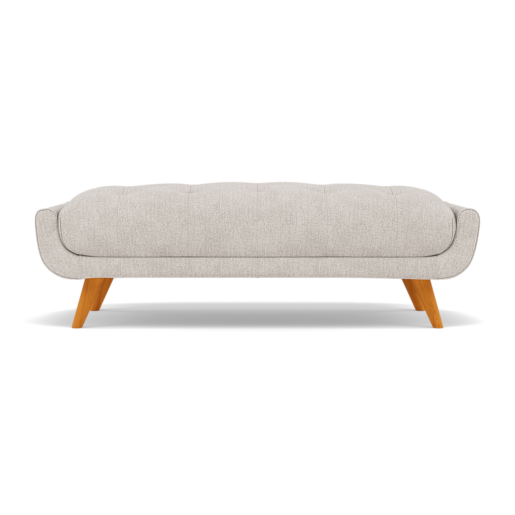 Siena Footstool - Large Footstool F8 + Cat 60 Sterling Home 14 Darwin Ivory 50364+Cat 60/05