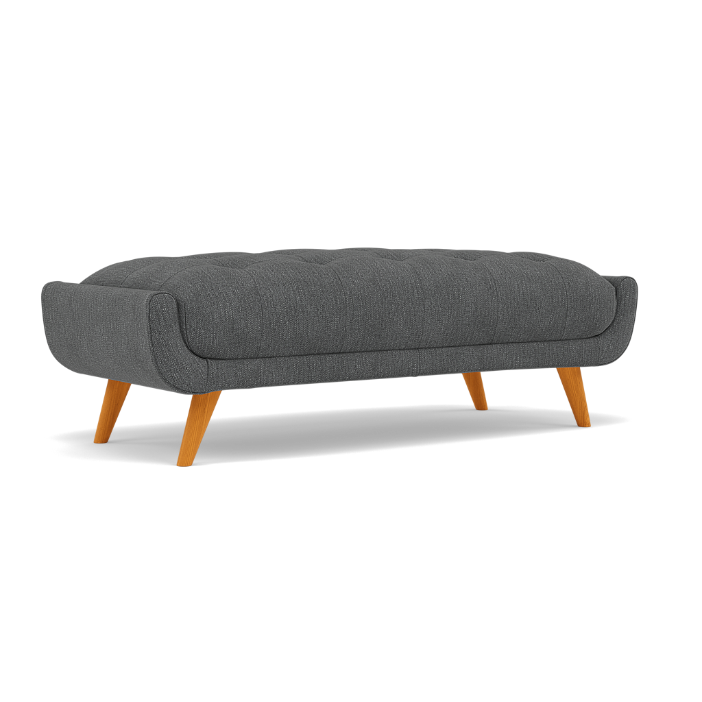 Siena Footstool - Large Footstool F8 + Cat 60 — Darwin Chacoal 50493+Cat 60/25, gallery image 1