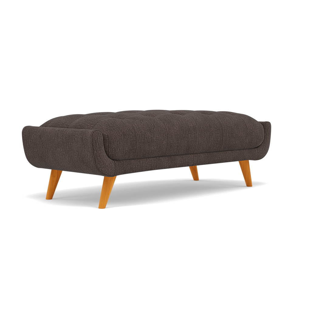 Siena Footstool - Large Footstool F8 + Cat 60 — Darwin Espresso 50368+Cat 60/09, gallery image 3