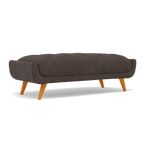 Siena Footstool - Large Footstool F8 + Cat 60 — Darwin Espresso 50368+Cat 60/09, gallery image 1