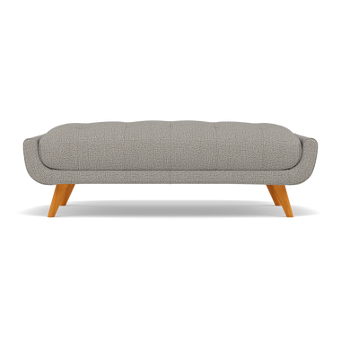 Siena Footstool - Large Footstool F8 Sterling Home 2 Hopsack Dove 70001