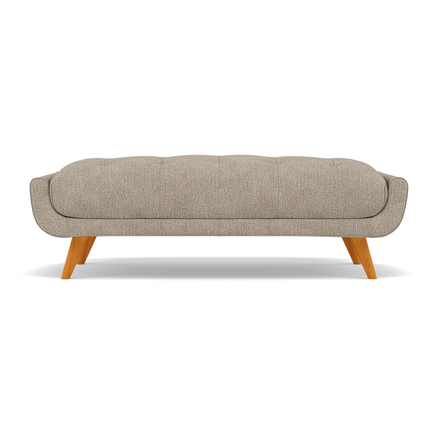 Siena Footstool - Large Footstool F8 Sterling Home 4 Darwin Mink 50366
