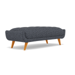 Siena Footstool - Large Footstool F8 — Hopsack Midnight 70005, gallery image 3