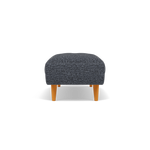 Siena Footstool - Large Footstool F8 — Hopsack Midnight 70005, gallery image 2