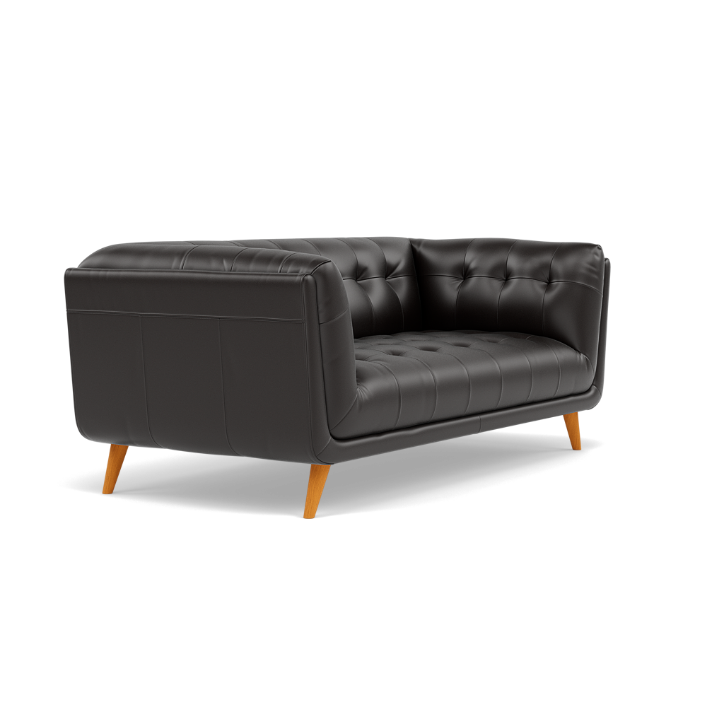 Siena Large 2 Seater Sofa - 2.2 Seater Sofa Cat 60 — Cat-60/09 Montana Black Coffee, gallery image 1