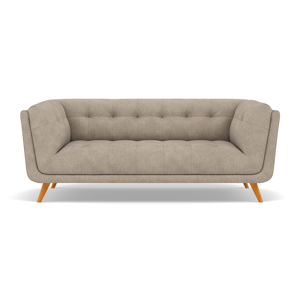 Siena Large 2 Seater Sofa - 2.2 Seater Sofa F8 + Cat 60 2 Seater Sofas Sterling Home 12 Darwin Mink 50366+Cat 60/06