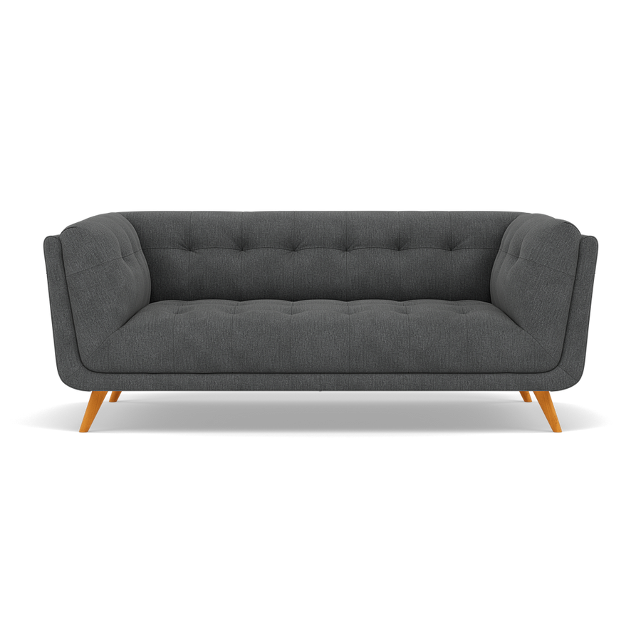 Siena Large 2 Seater Sofa - 2.2 Seater Sofa F8 + Cat 60 2 Seater Sofas Sterling Home 1 Darwin Chacoal 50493+Cat 60/25
