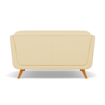 Siena Loveseat - 1.5 Seater Sofa Cat 60 — Cat-60/04 Montana Vanilla Cream, gallery image 2