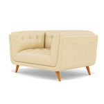 Siena Loveseat - 1.5 Seater Sofa Cat 60 — Cat-60/04 Montana Vanilla Cream, gallery image 3