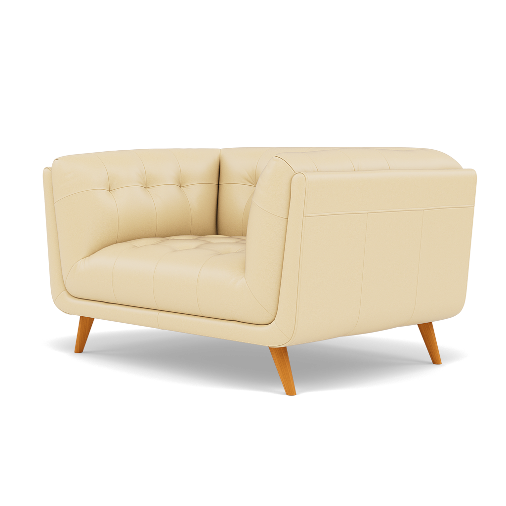 Siena Loveseat - 1.5 Seater Sofa Cat 60 — Cat-60/04 Montana Vanilla Cream, gallery image 3