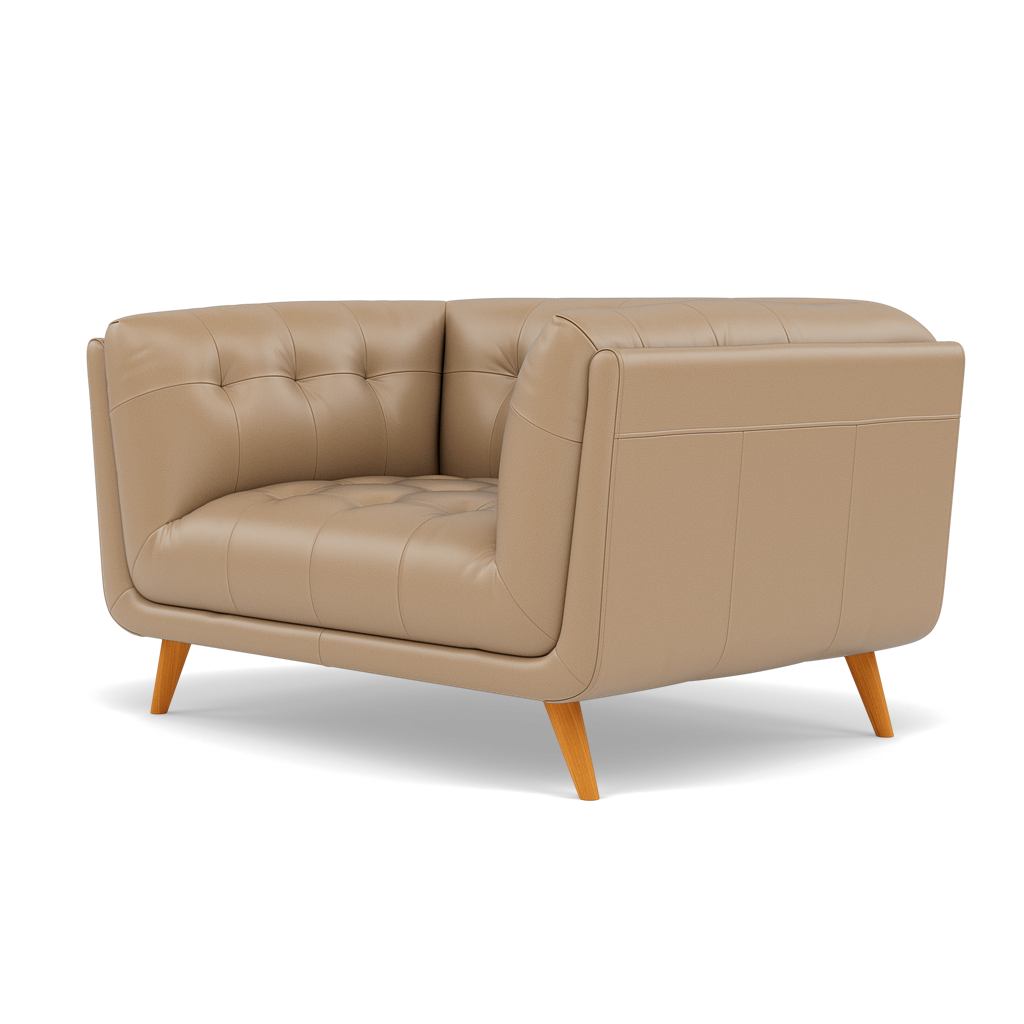 Siena Loveseat - 1.5 Seater Sofa Cat 60 — Cat-60/06 Montana Barley, gallery image 3