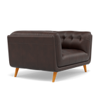Siena Loveseat - 1.5 Seater Sofa Cat 60 — Cat-60/08 Montana Chocolate, gallery image 1