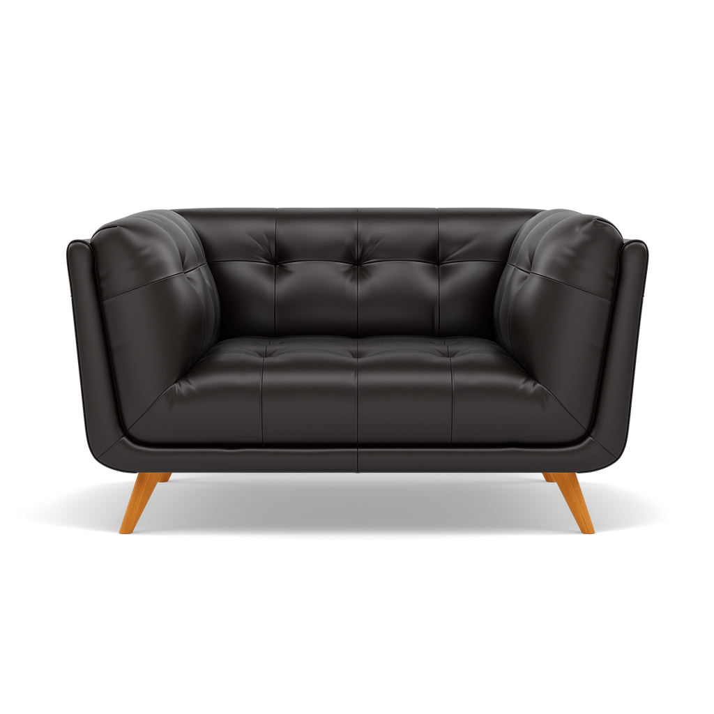Siena Loveseat - 1.5 Seater Sofa Cat 60 Loveseats Sterling Home 11 Cat-60/09 Montana Black Coffee