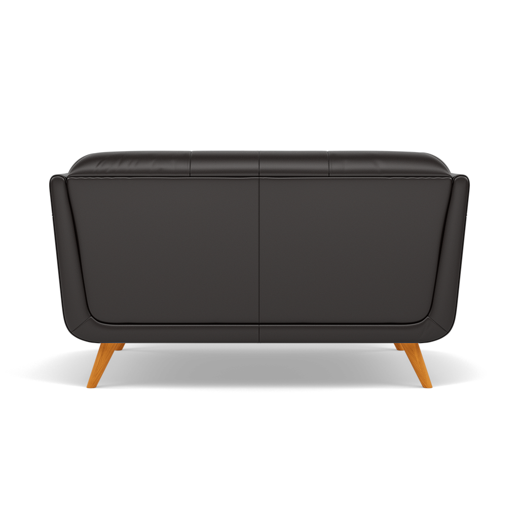 Siena Loveseat - 1.5 Seater Sofa Cat 60 — Cat-60/09 Montana Black Coffee, gallery image 2