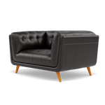 Siena Loveseat - 1.5 Seater Sofa Cat 60 — Cat-60/09 Montana Black Coffee, gallery image 3