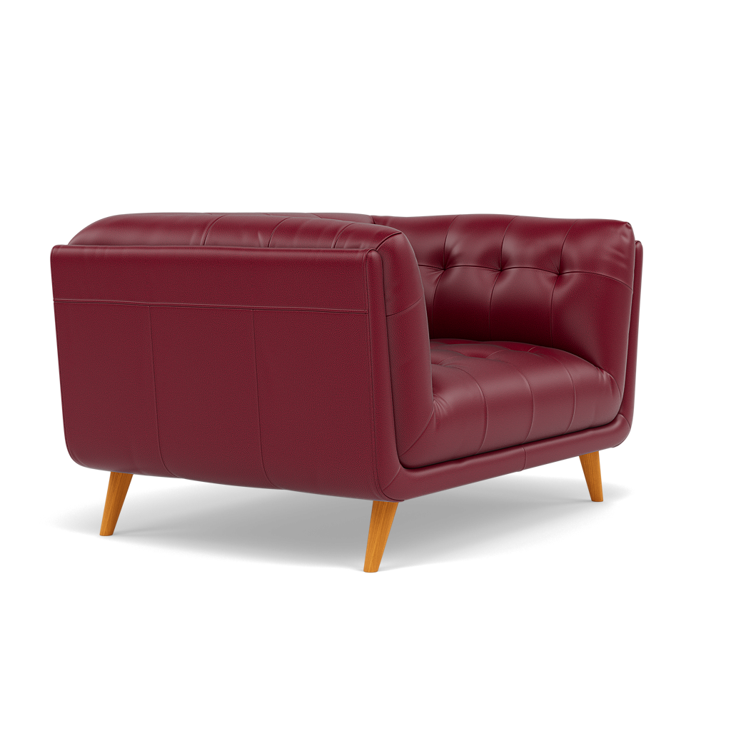 Siena Loveseat - 1.5 Seater Sofa Cat 60 — Cat-60/13 Montana Cranberry, gallery image 1