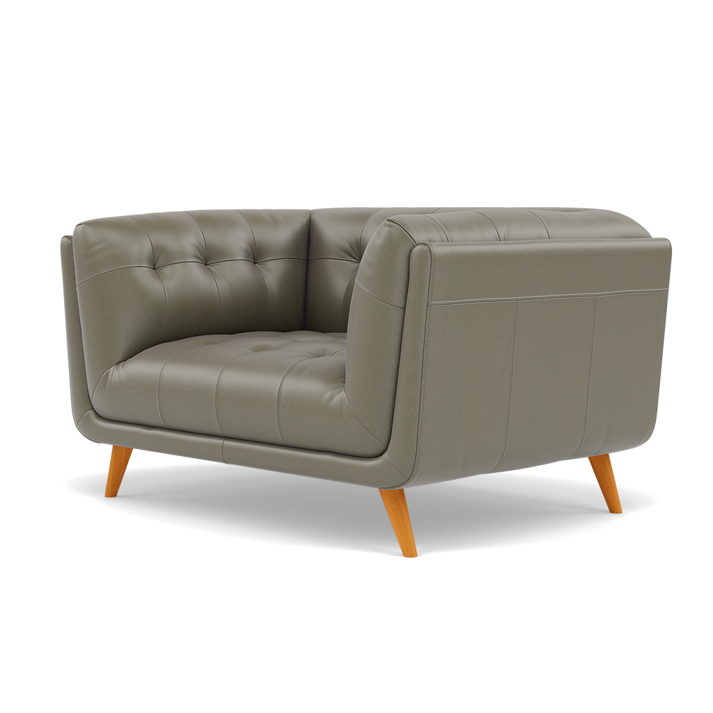 Siena Loveseat - 1.5 Seater Sofa Cat 60 — Cat-60/20 Montana Pewter, gallery image 3