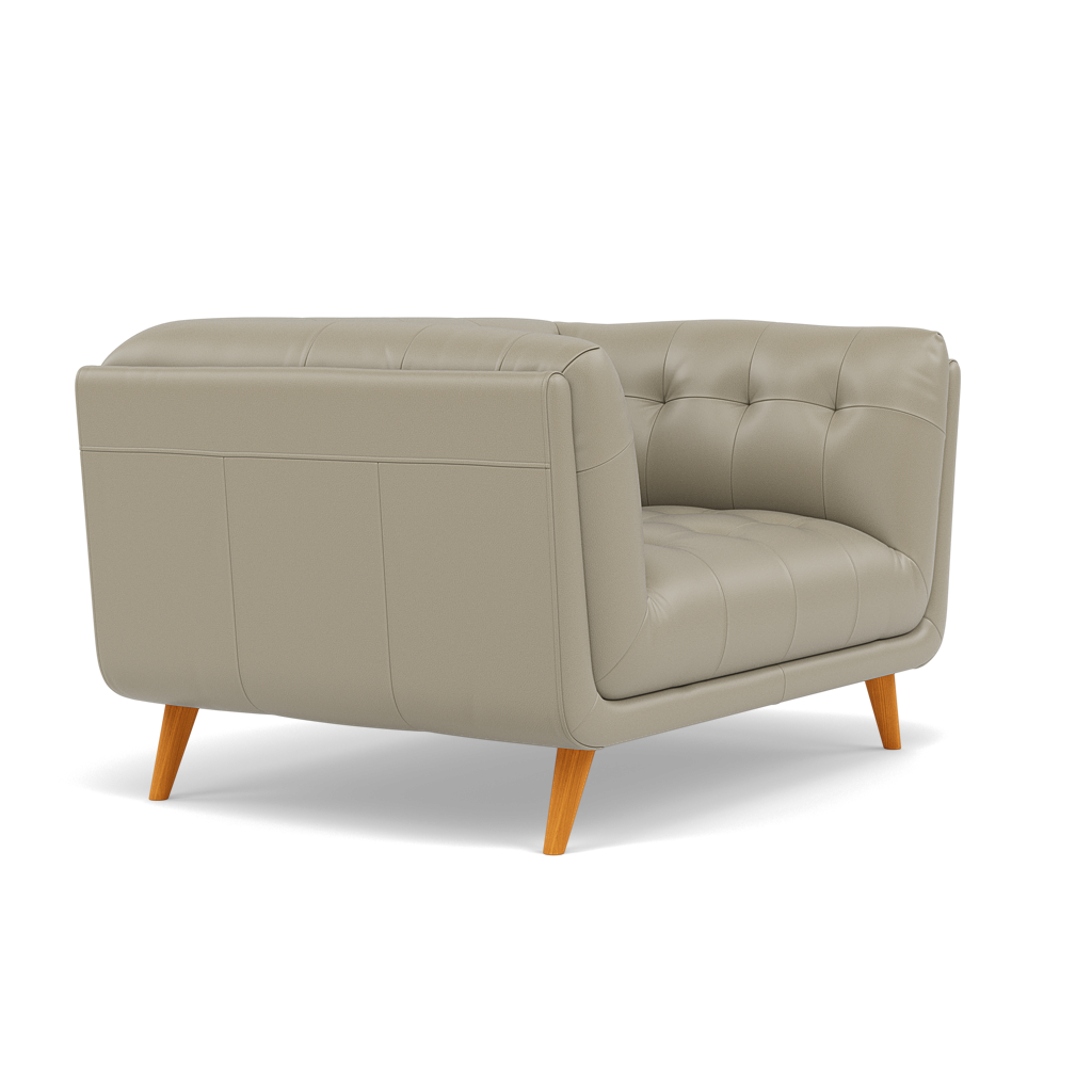 Siena Loveseat - 1.5 Seater Sofa Cat 60 — Cat-60/23 Montana Lead Grey, gallery image 1