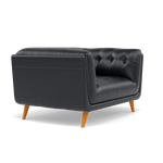 Siena Loveseat - 1.5 Seater Sofa Cat 60 — Cat-60/24 Montana Navy, gallery image 1