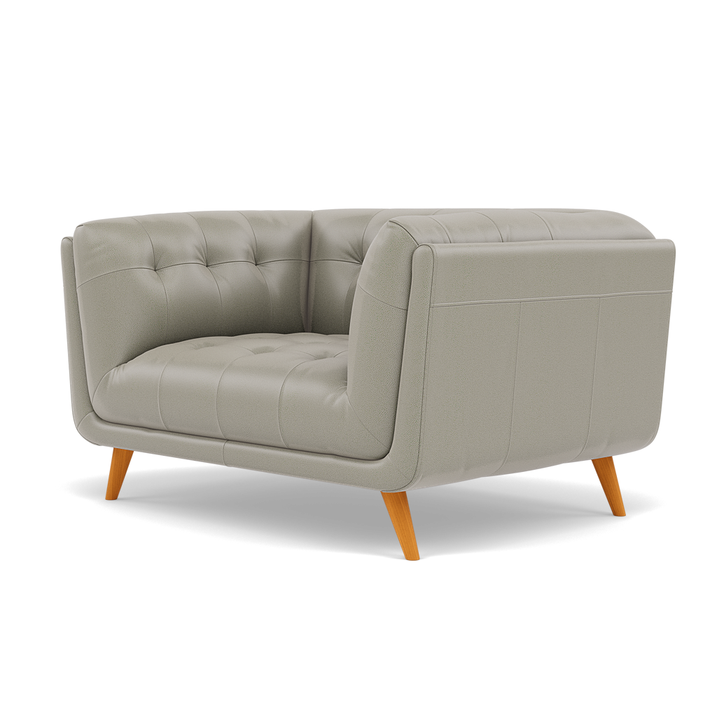 Siena Loveseat - 1.5 Seater Sofa Cat 60 — Cat-60/28 Montana New Grey, gallery image 3