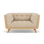 Siena Loveseat - 1.5 Seater Sofa F8 + Cat 55 Loveseats Sterling Home 1 Darwin Charcoal 50493 + Cat 55/72