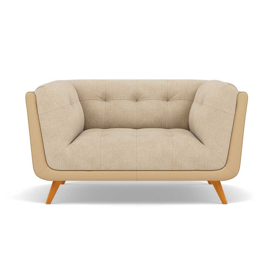 Siena Loveseat - 1.5 Seater Sofa F8 + Cat 55 Loveseats Sterling Home 1 Darwin Charcoal 50493 + Cat 55/72