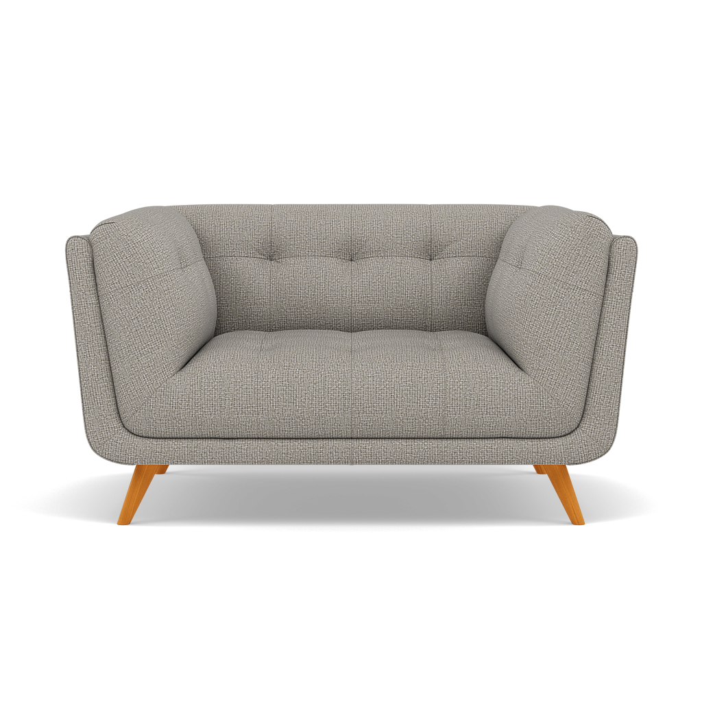 Siena Loveseat - 1.5 Seater Sofa F8 + Cat 60 Loveseats Sterling Home 4 Hopsack Dove 70001+Cat 60/23