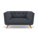 Siena Loveseat - 1.5 Seater Sofa F8 Loveseats Sterling Home 7 Hopsack Midnight 70005