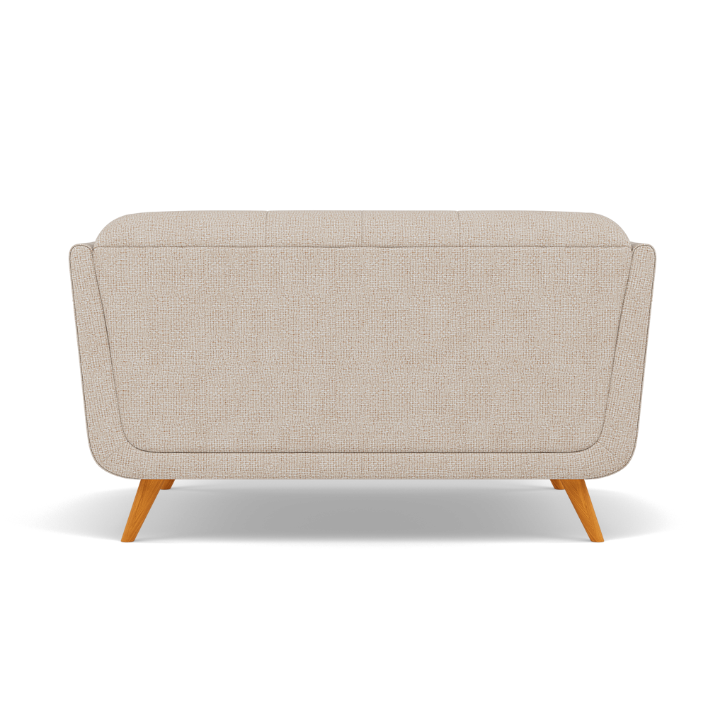 Siena Loveseat - 1.5 Seater Sofa F8 — Hopsack Natural 70002, gallery image 2