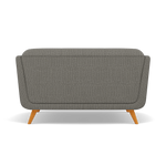 Siena Loveseat - 1.5 Seater Sofa F8 — Hopsack Platinum 70003, gallery image 2