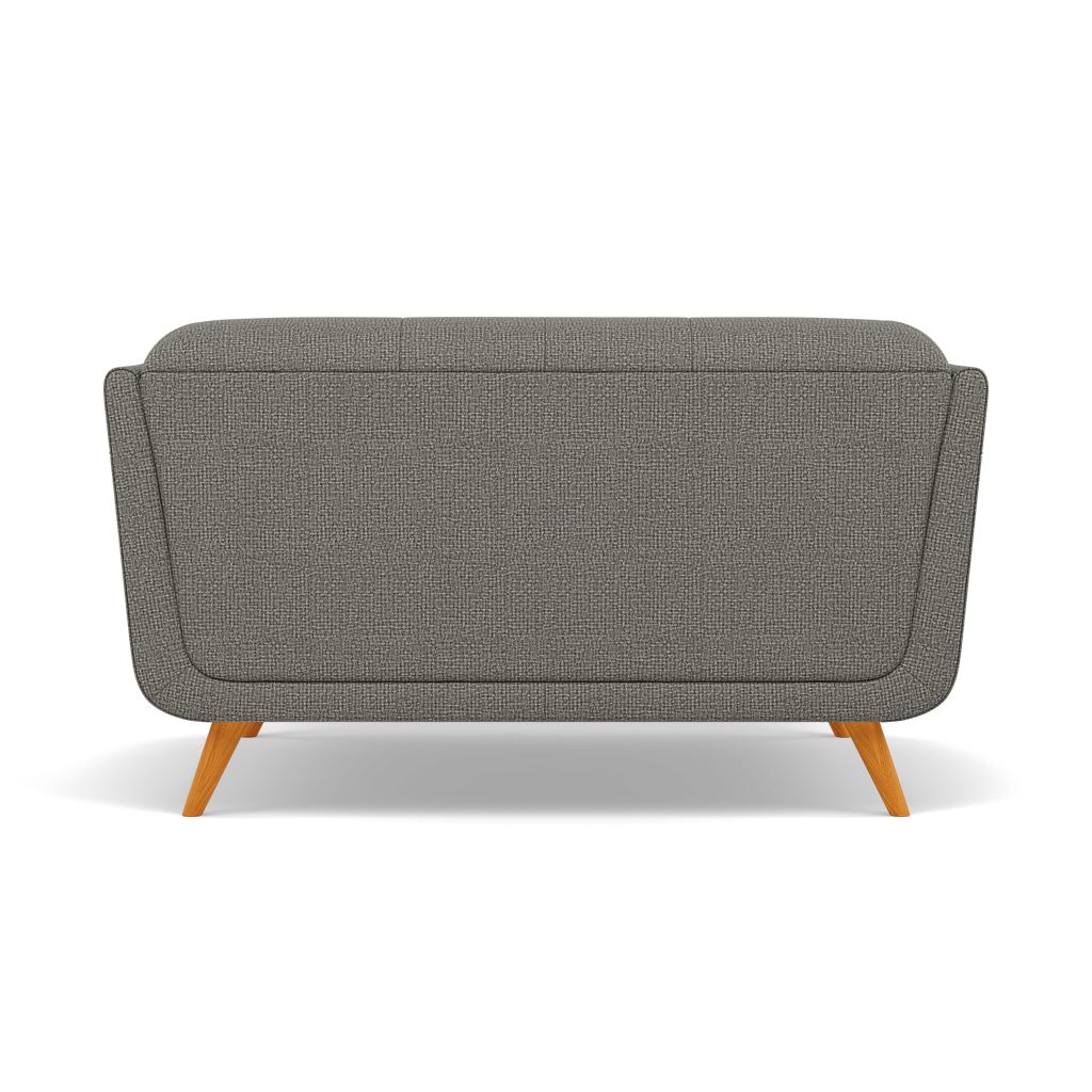 Siena Loveseat - 1.5 Seater Sofa F8 — Hopsack Platinum 70003, gallery image 2