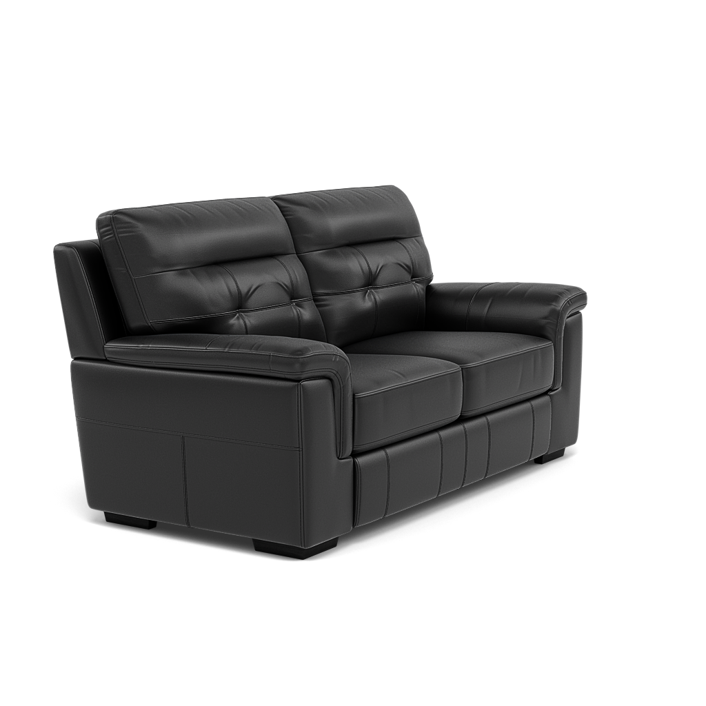 Silva 2 Seater Sofa - 2 Seater Sofa BXS Only — BXS-023C BLACK, gallery image 1