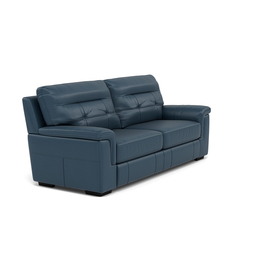 Silva 3 Seater Sofa - 2.5 Seater Sofa BXS Only — BXS-313E Ocean Blue, gallery image 1