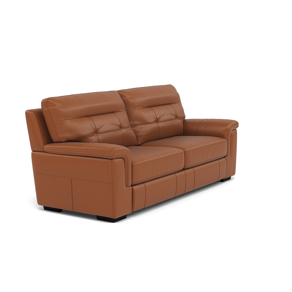 Silva 3 Seater Sofa - 2.5 Seater Sofa BXS Only — BXS-334E PECAN BROWN, gallery image 1