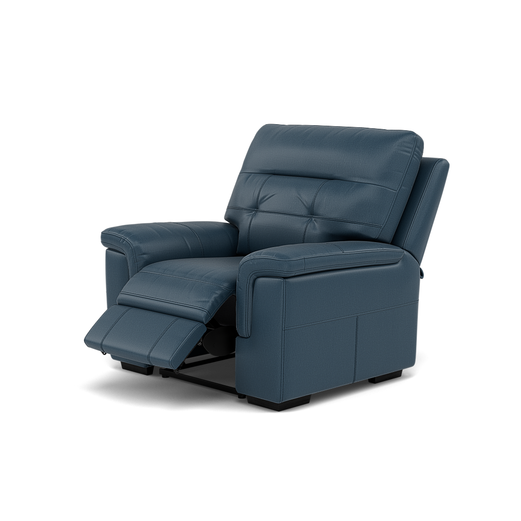 Silva Recliner Armchair - Power Recliner Chair BXS Only — BXS-313E Ocean Blue, gallery image 3
