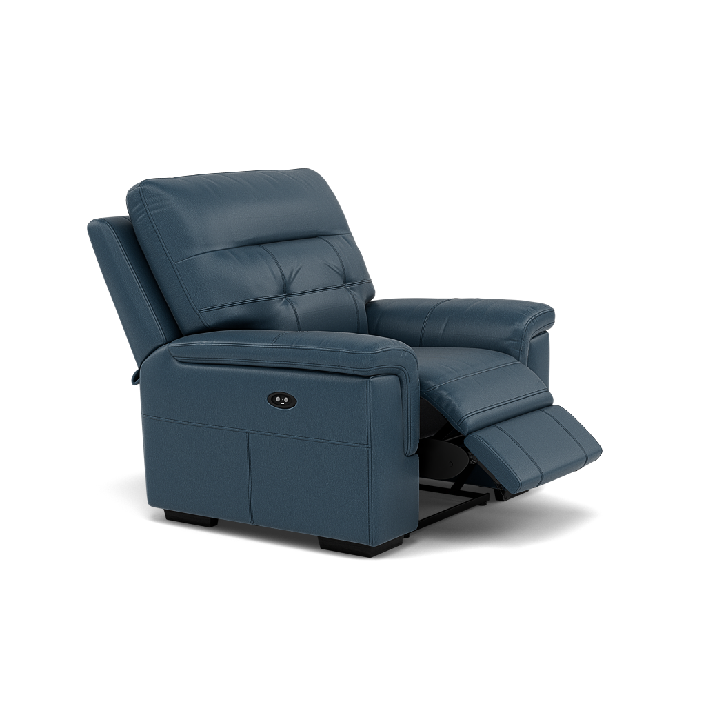 Silva Recliner Armchair - Power Recliner Chair BXS Only — BXS-313E Ocean Blue, gallery image 1